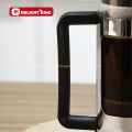 Borosilicate Glass Tea Maker French Press with Grinder